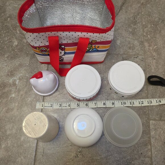 2019 Sanrio Hello Kitty Friends Insulated Lunch bag Cooler Tote Bag 8x5x6 cup - Picture 8 of 10